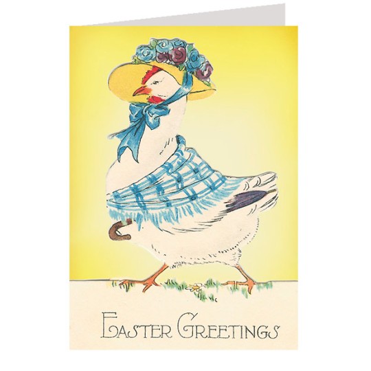 Madame Hen Easter Card ~ England